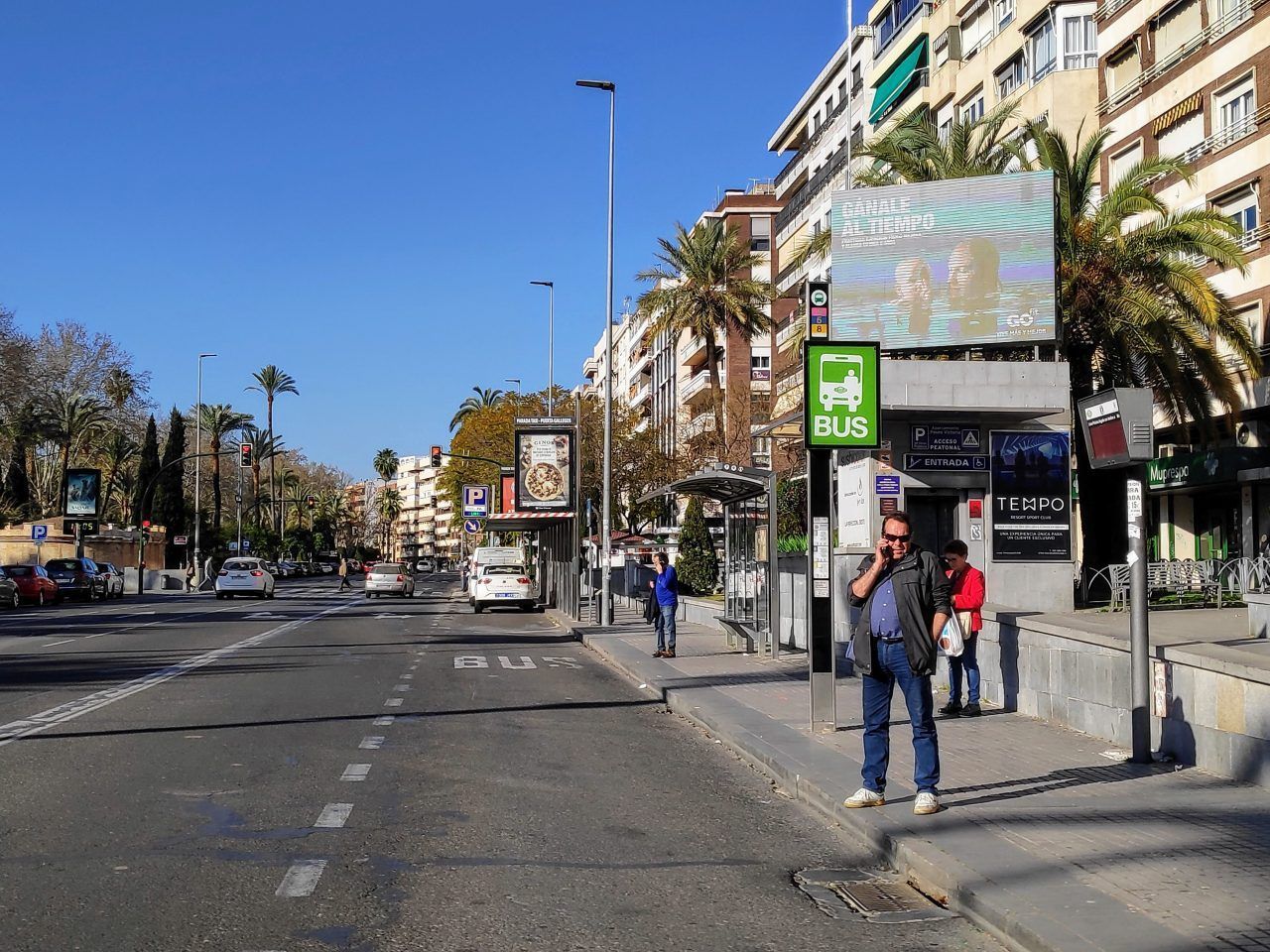 109. 1 Pantalla Digital Wall Sky 3.84x2.88. Parking Paseo de la